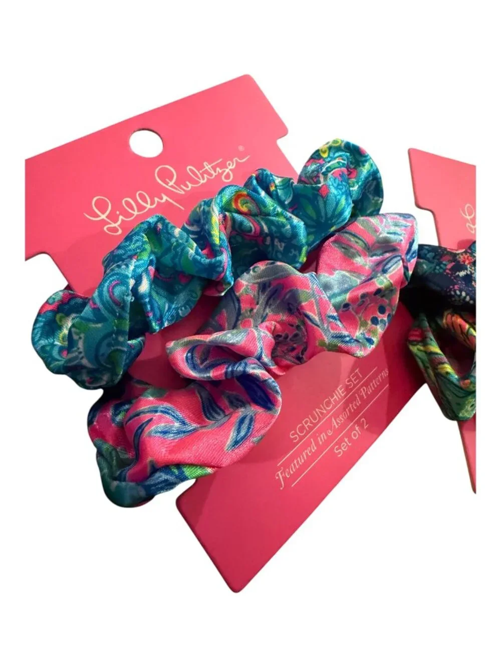 NWT Lilly Pulitzer Hair Scrunchie Set of 4